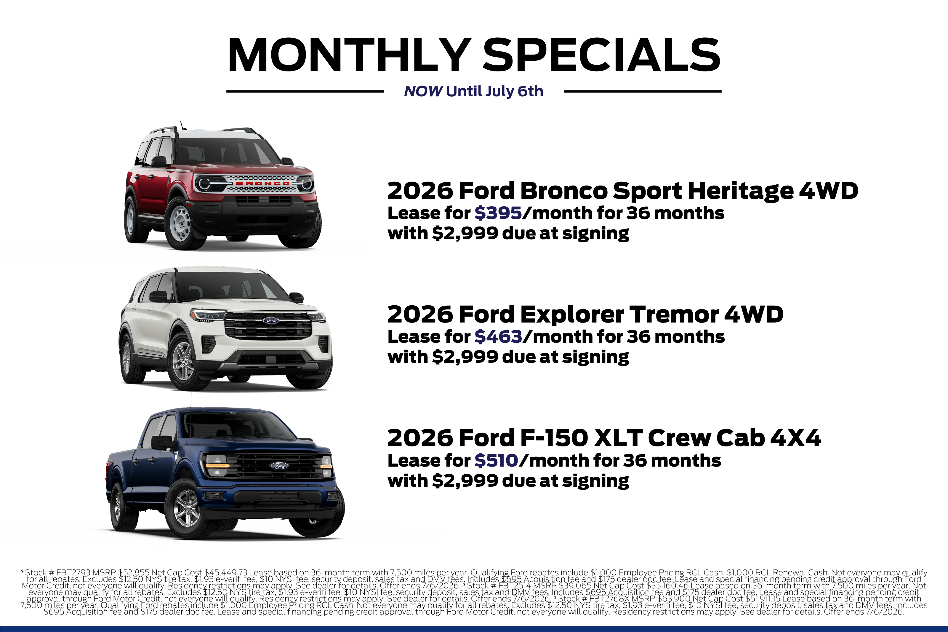 June Specials