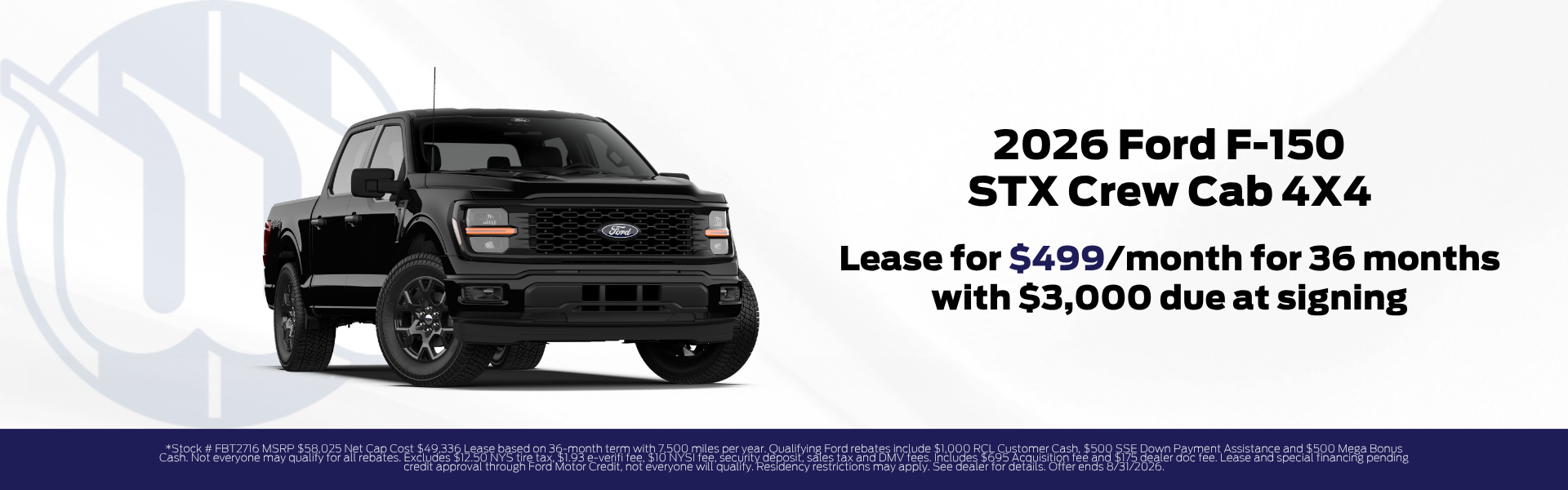 F-150 August Lease Special