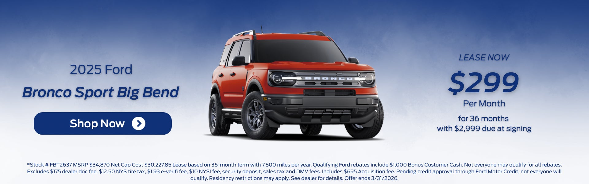 2025 Ford Bronco Sport Big Bend 4X4