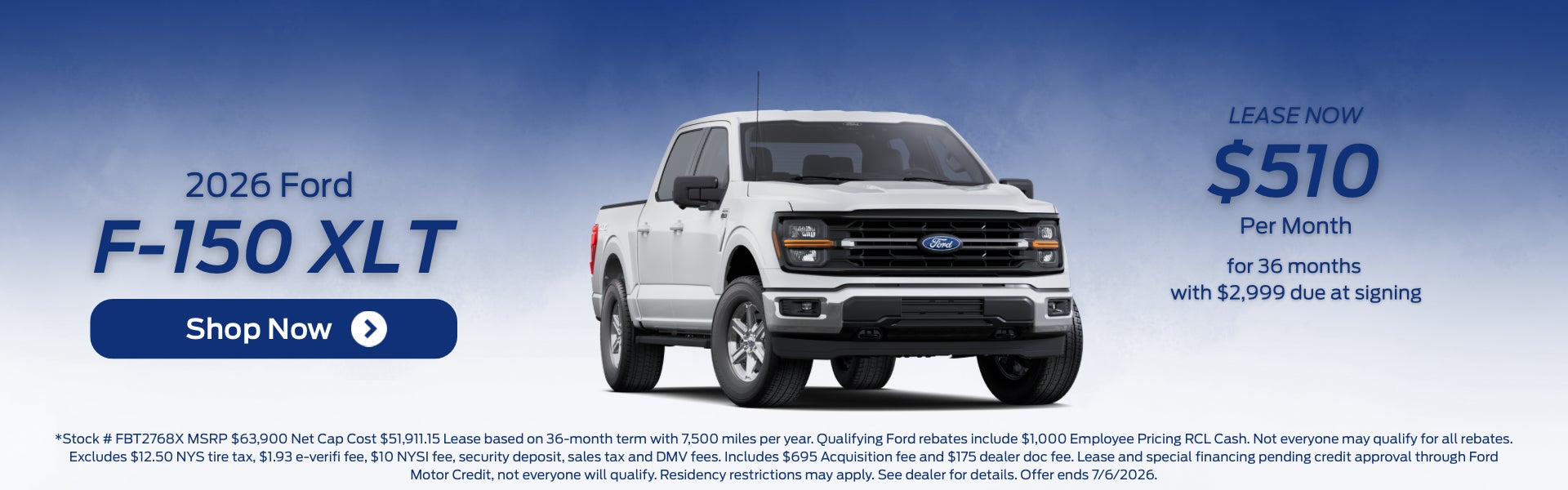 2026 Ford F-150 XLT Crew Cab 4X4
