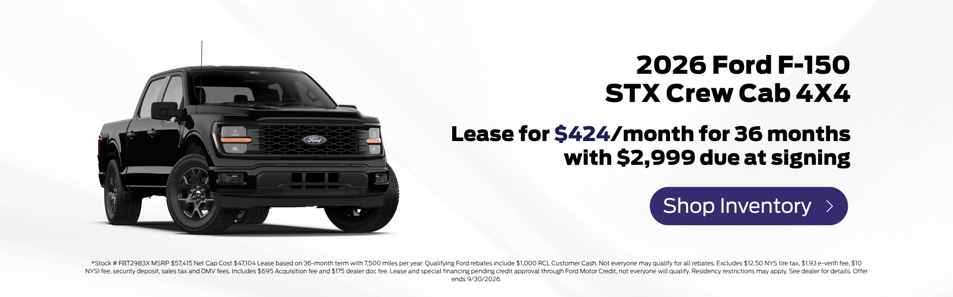 F-150 Lease Special