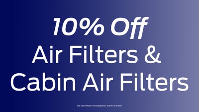 10% Off Air Filters & Cabin Air Filters