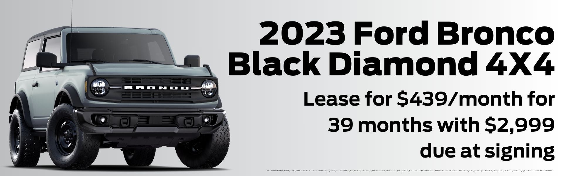 Ford Bronco Black Diamond 4x4